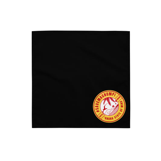 #SAVEMAGNUMPI Pet Bandana - Black