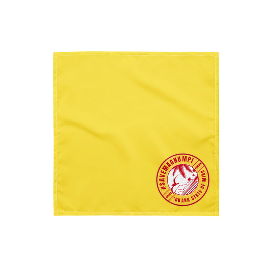 #SAVEMAGNUMPI Pet Bandana - Yellow