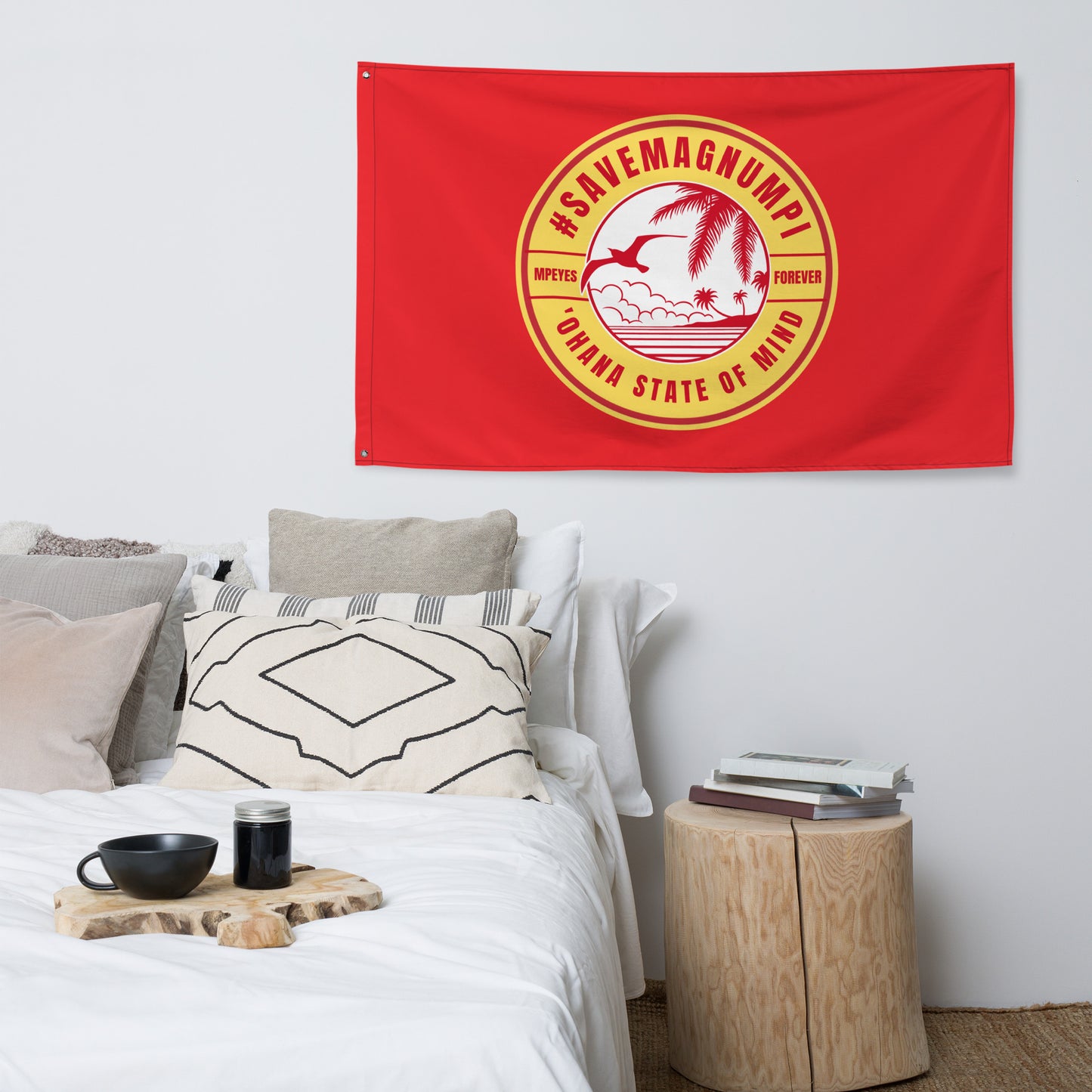 #SAVEMAGNUMPI Indoor Flag - Horizontal
