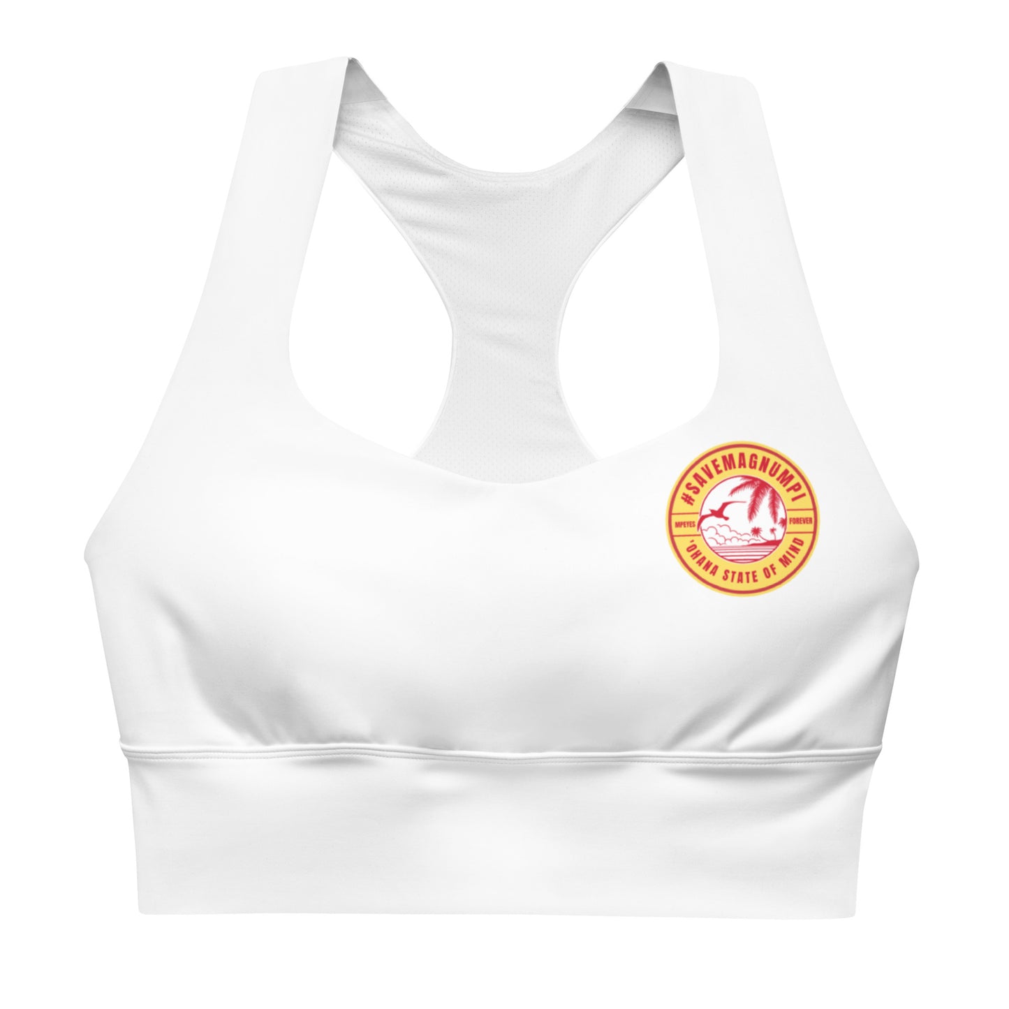 #SAVEMAGNUMPI Sports Bra - White