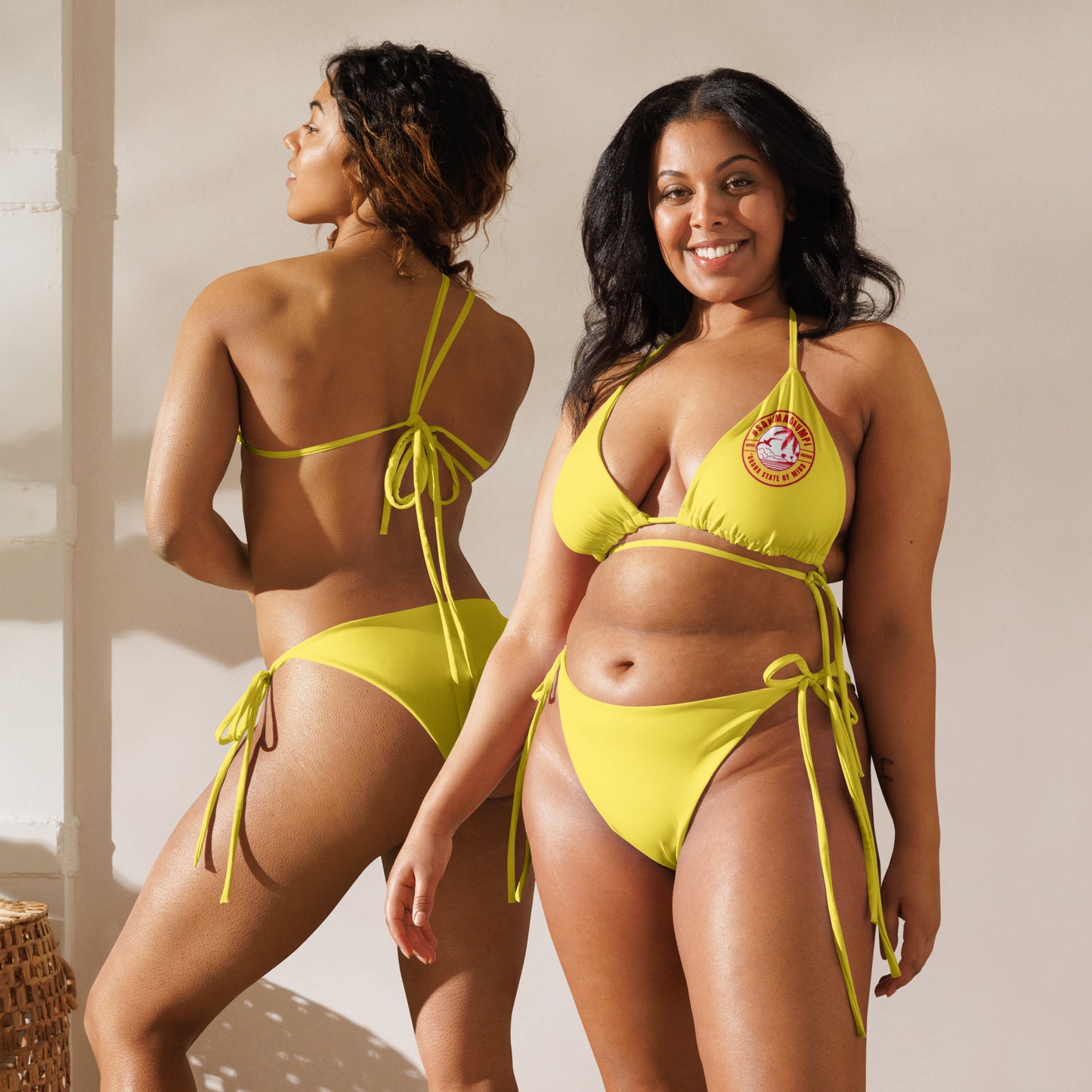 #SAVEMAGNUMPI String Bikini - Yellow