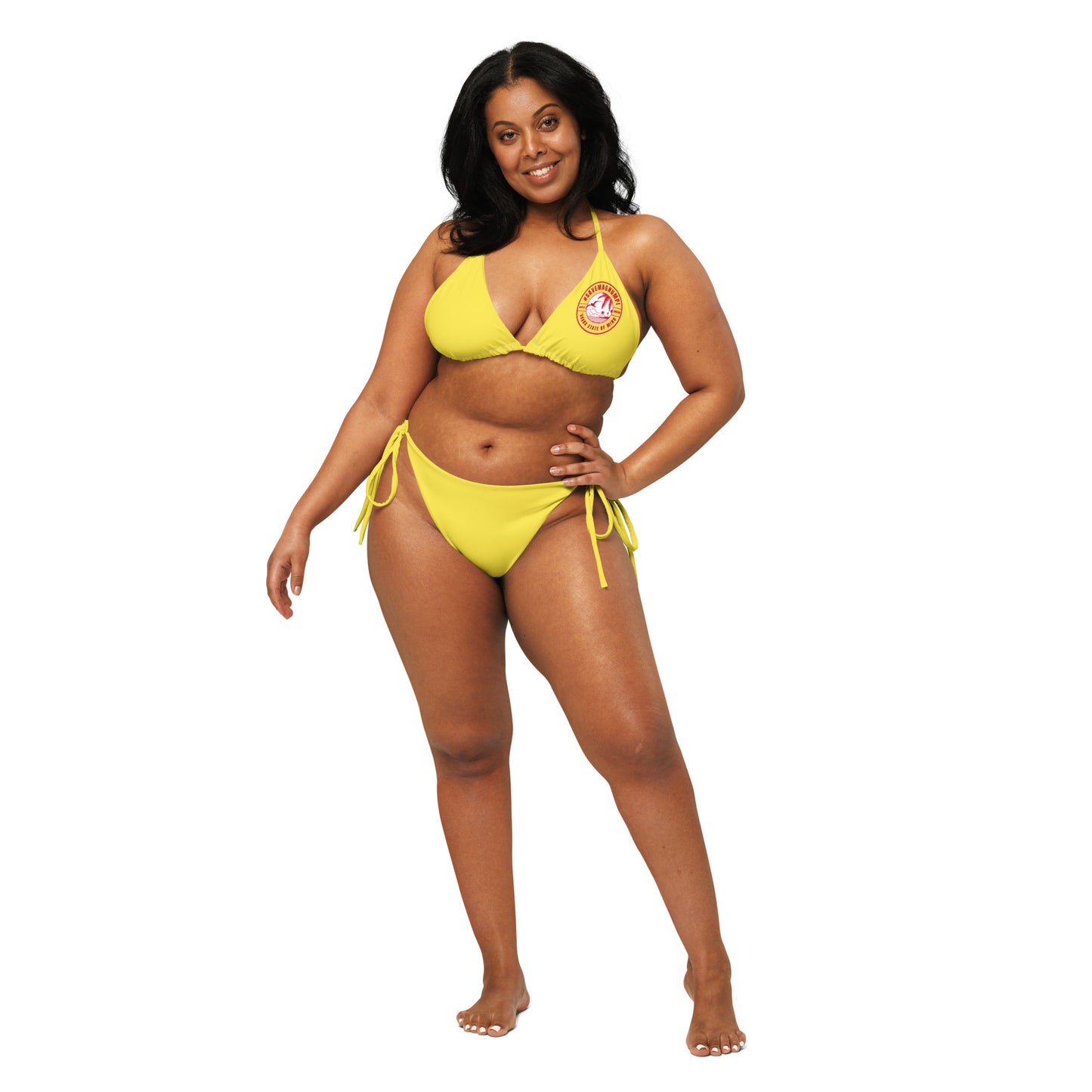 #SAVEMAGNUMPI String Bikini - Yellow