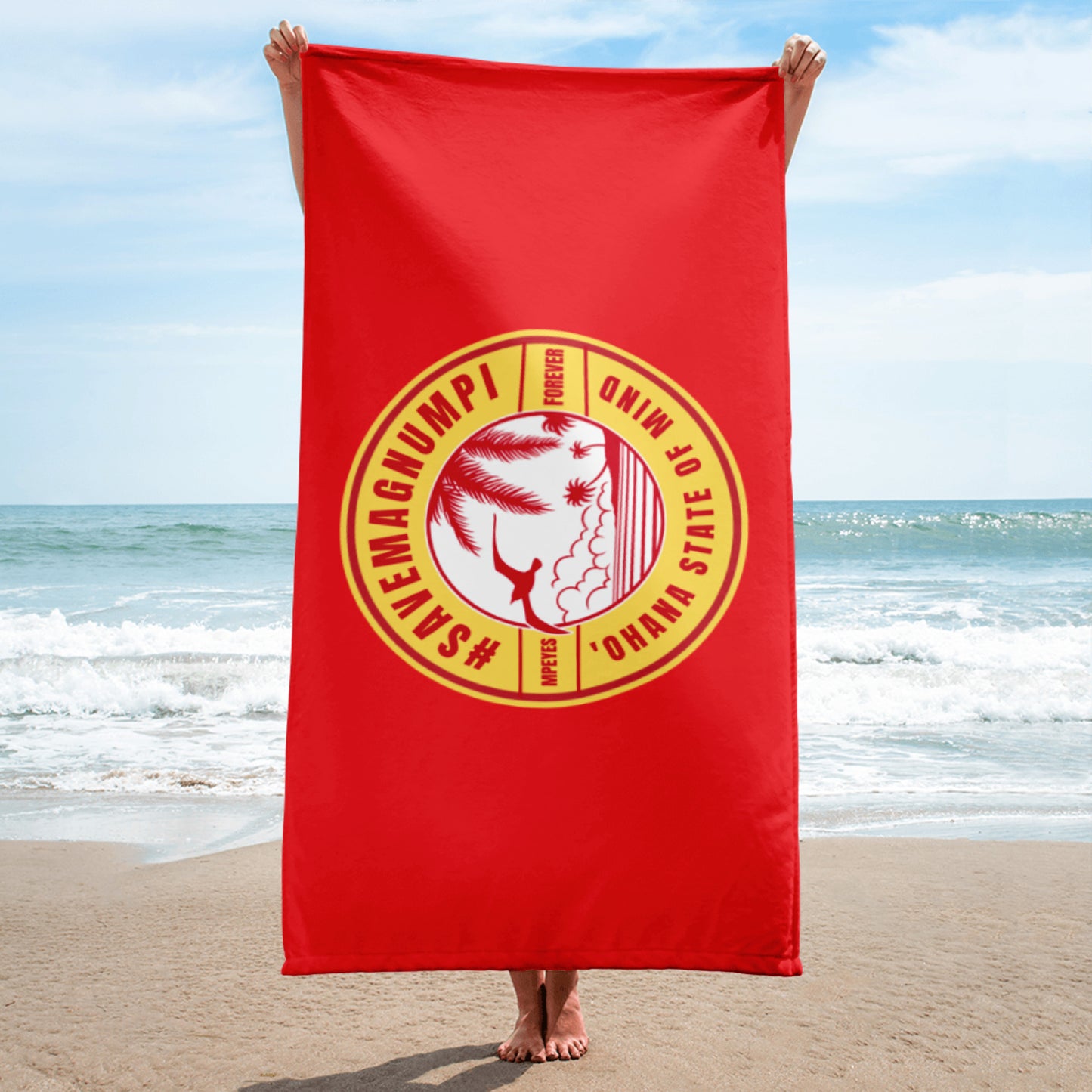 #SAVEMAGNUMPI Beach Towel
