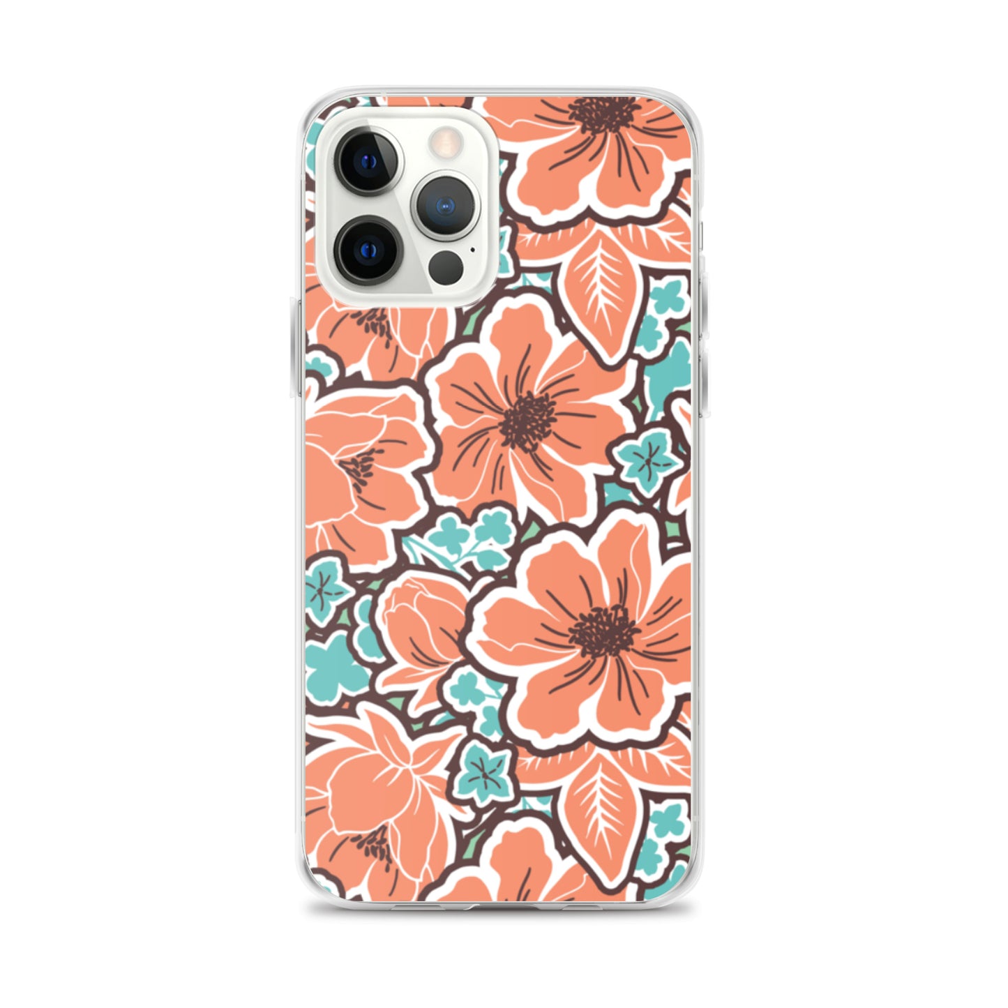 iPhone Case - Orange Hibiscus - 17 sizes 20.00 bigkahunatshirts