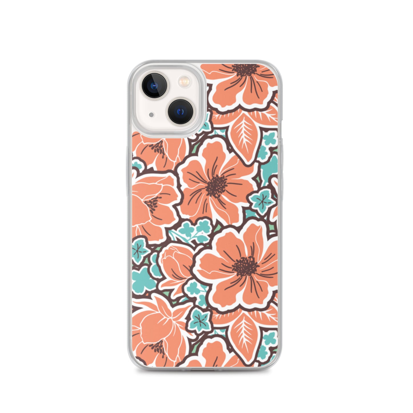 iPhone Case - Orange Hibiscus - 17 sizes 20.00 bigkahunatshirts