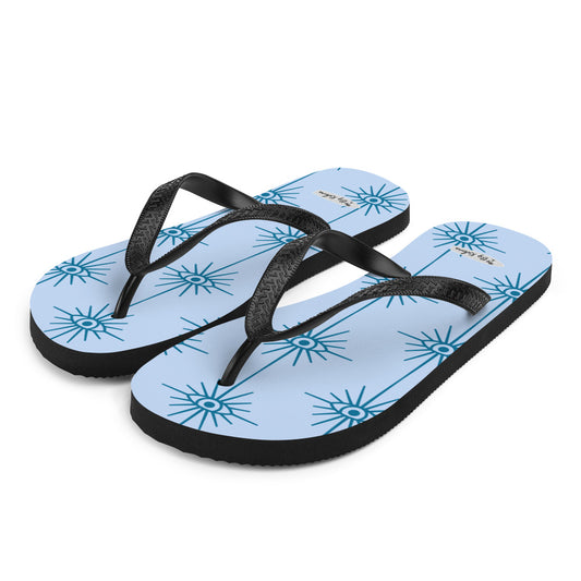 Flip-Flops - Light Blue Eye 20.00 bigkahunatshirts
