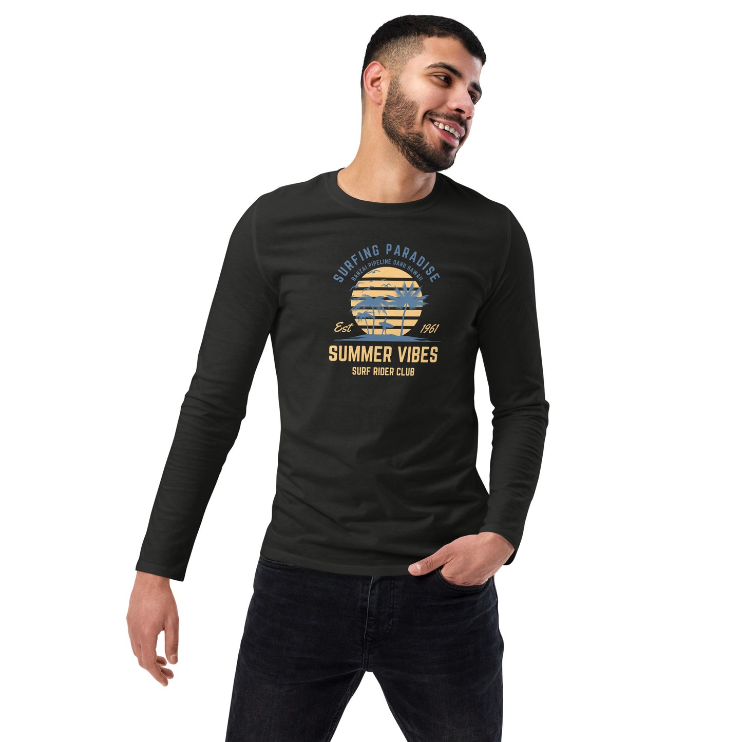 Banzai Pipeline Summer Vibes T-shirt - Long Sleeve