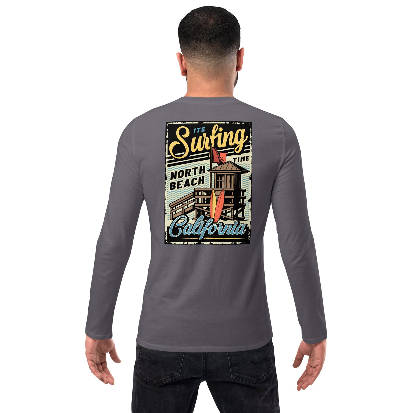 It's Surfing Time California - Long Sleeve