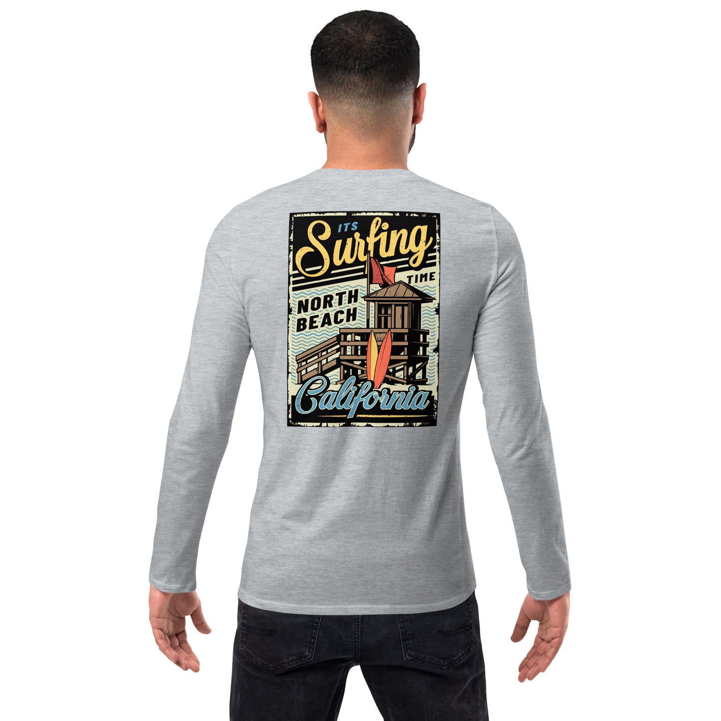 It's Surfing Time California - Long Sleeve