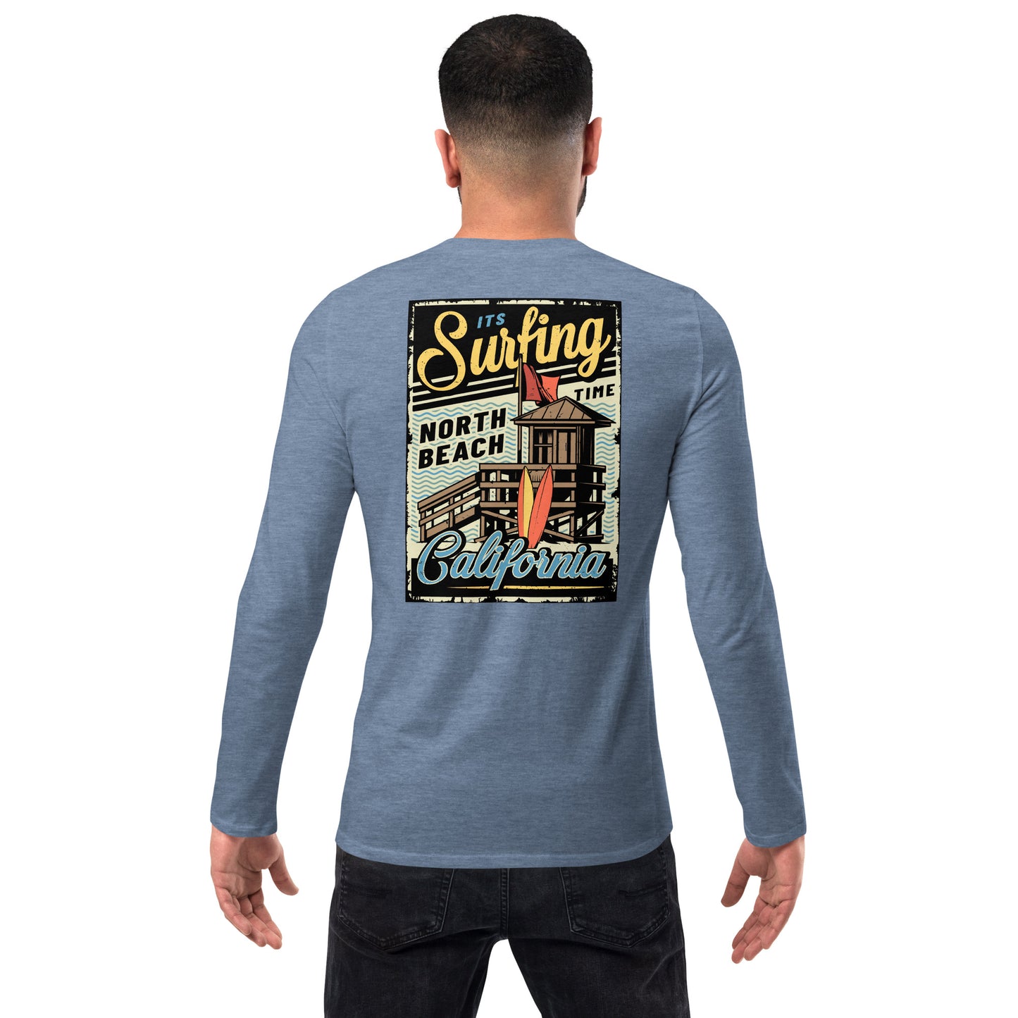 It's Surfing Time California - Long Sleeve