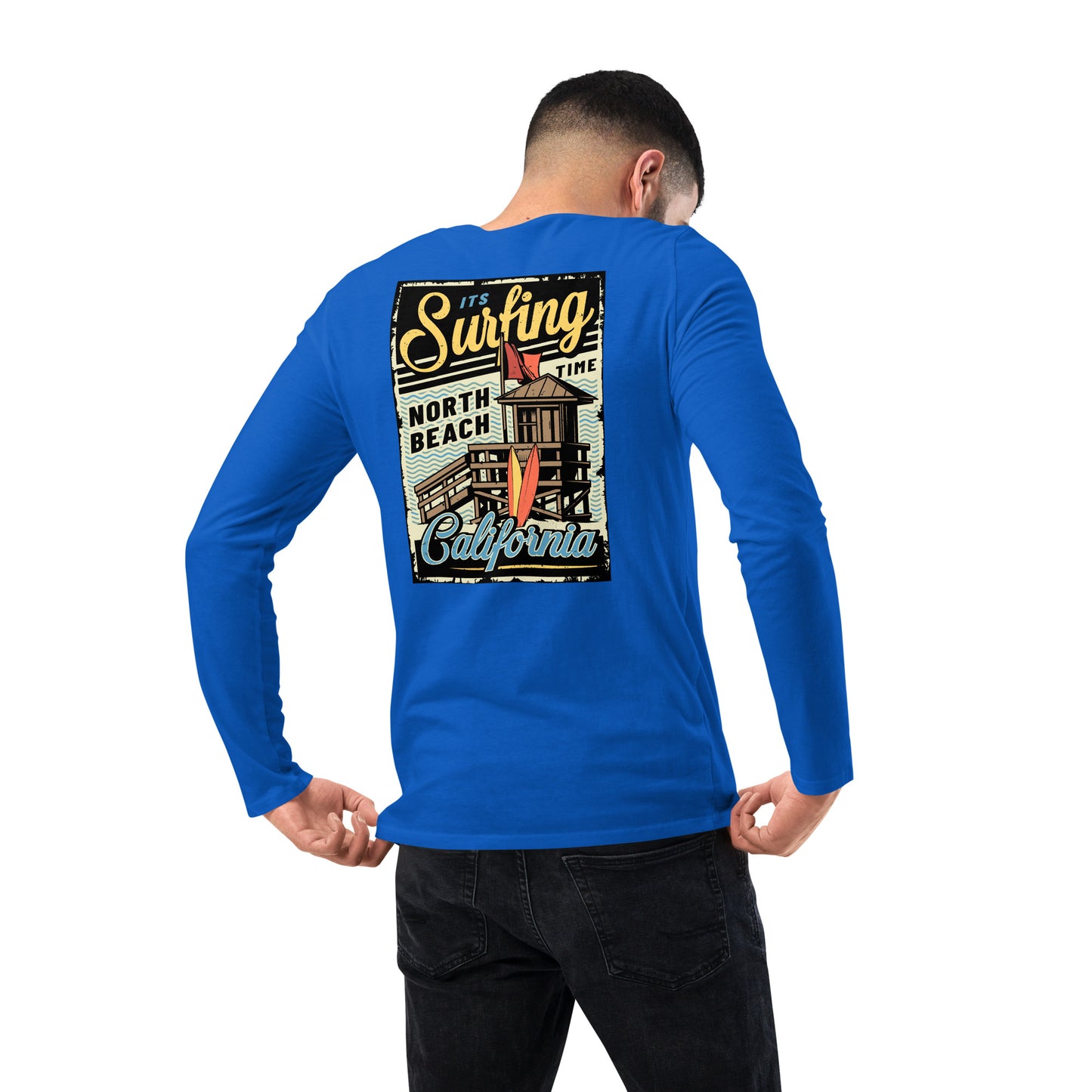It's Surfing Time California - Long Sleeve