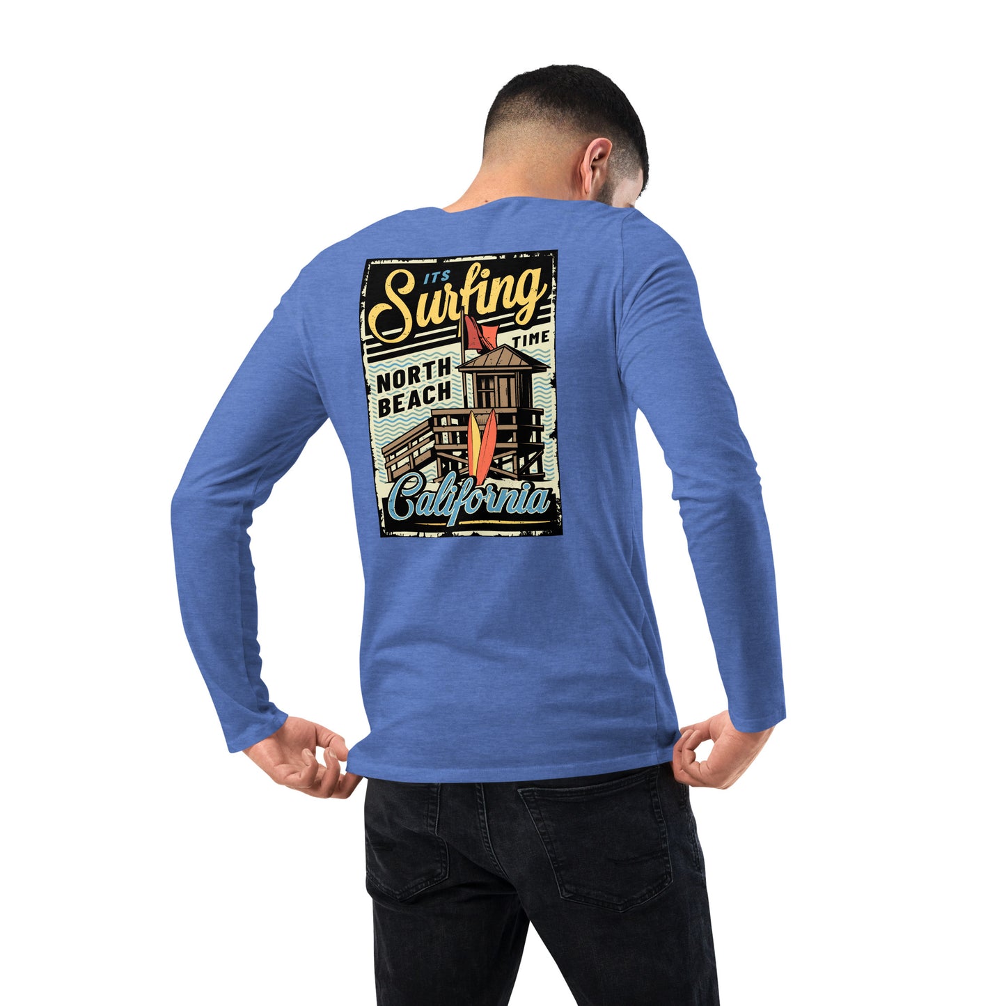 It's Surfing Time California - Long Sleeve