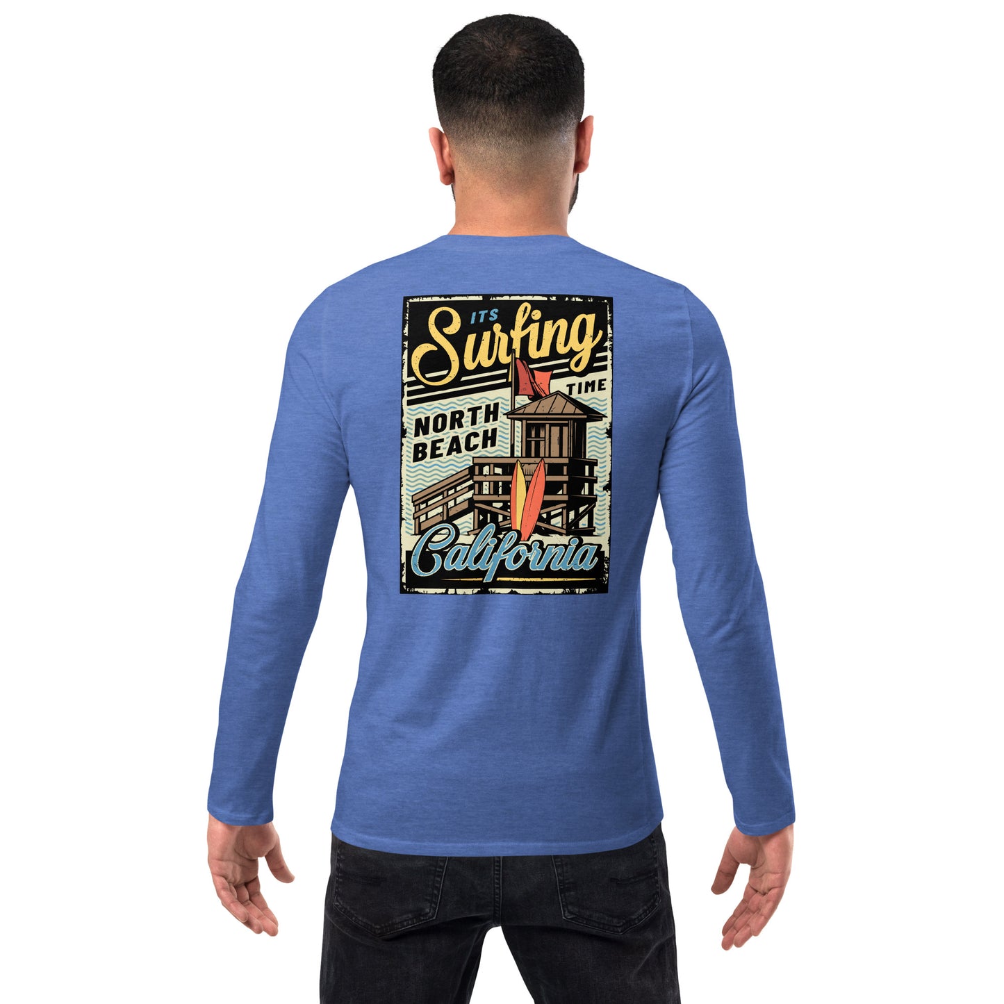 It's Surfing Time California - Long Sleeve