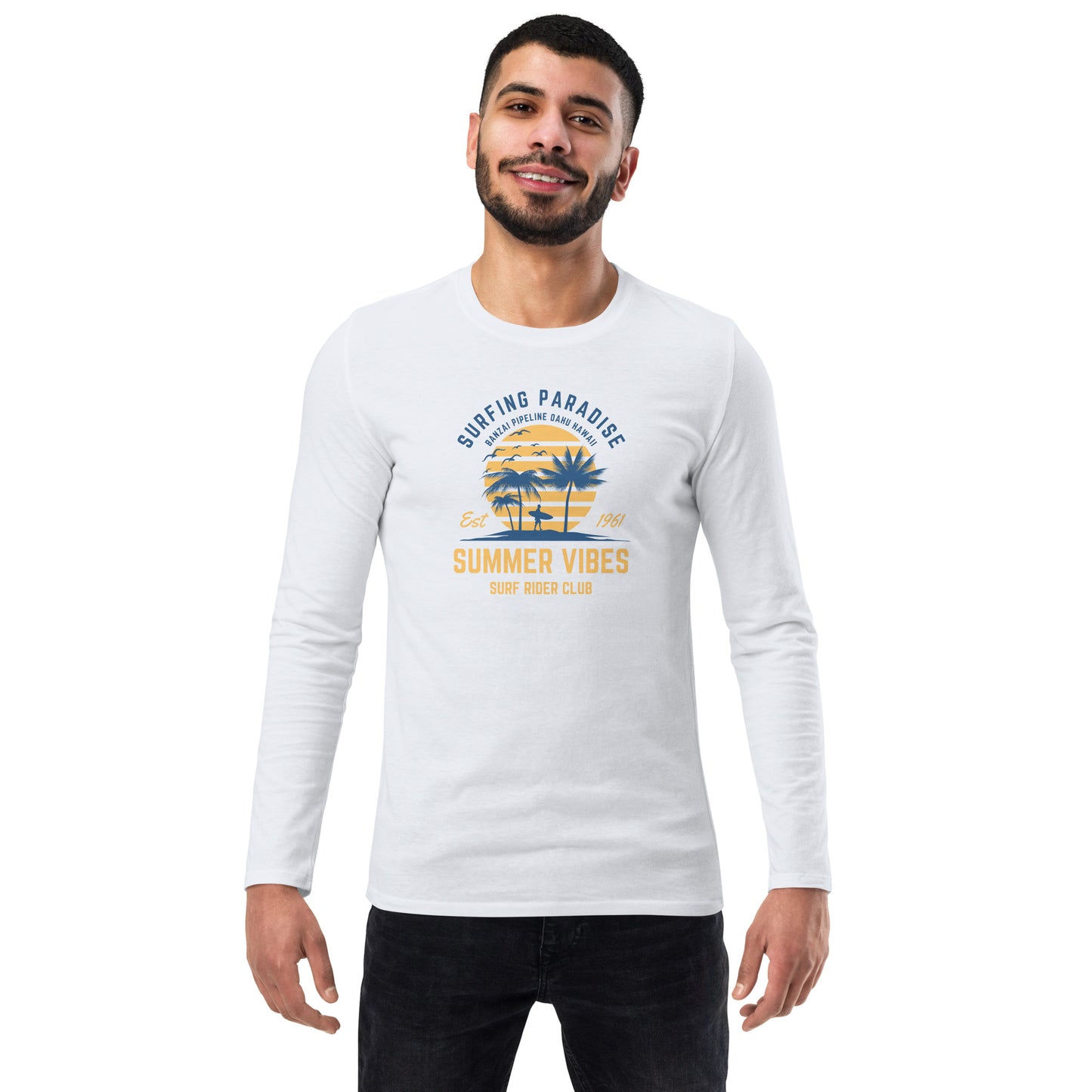 Banzai Pipeline Summer Vibes T-shirt - Long Sleeve
