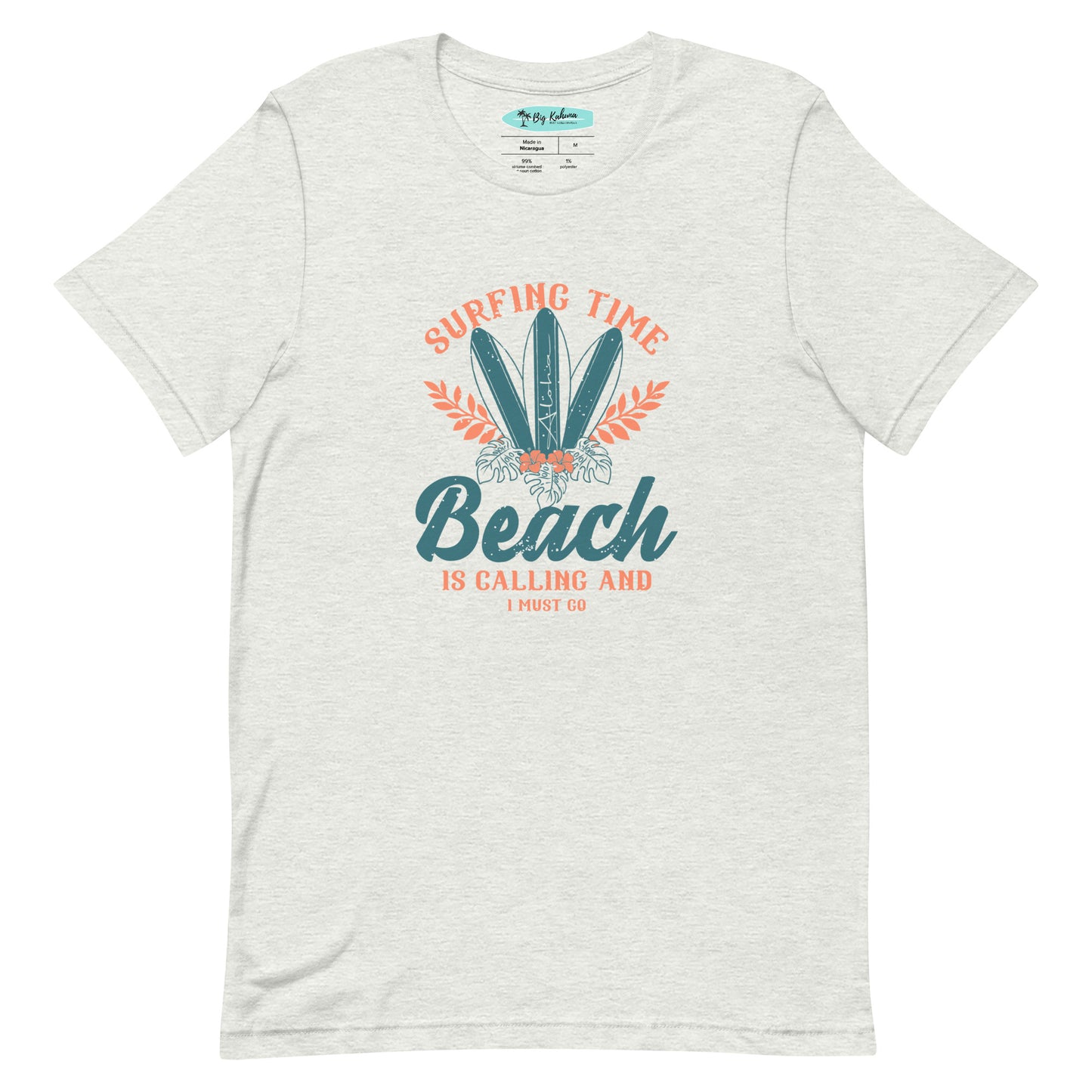 Surfing Time T-shirt 30.00 bigkahunatshirts