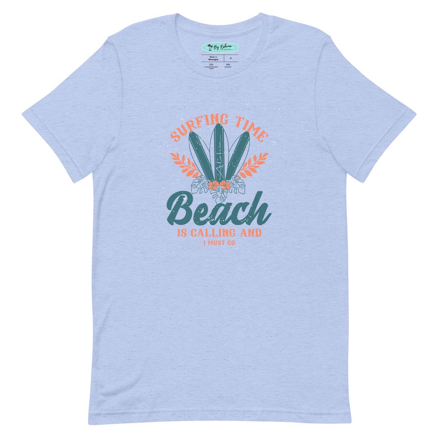 Surfing Time T-shirt 30.00 bigkahunatshirts