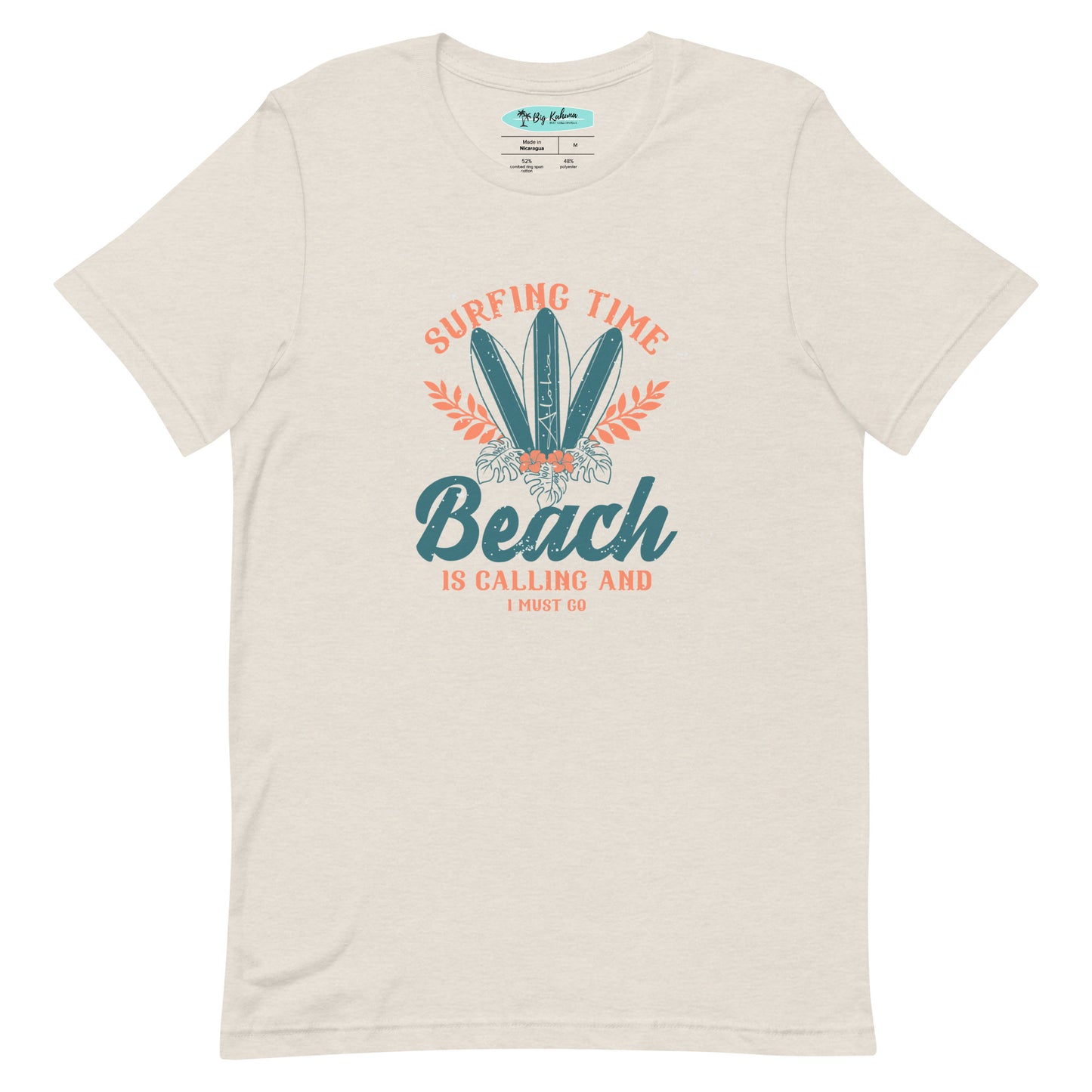 Surfing Time T-shirt 30.00 bigkahunatshirts