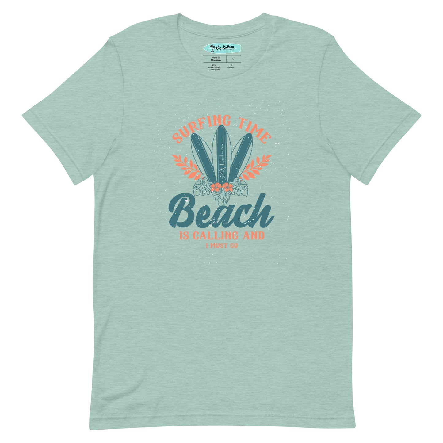 Surfing Time T-shirt 30.00 bigkahunatshirts