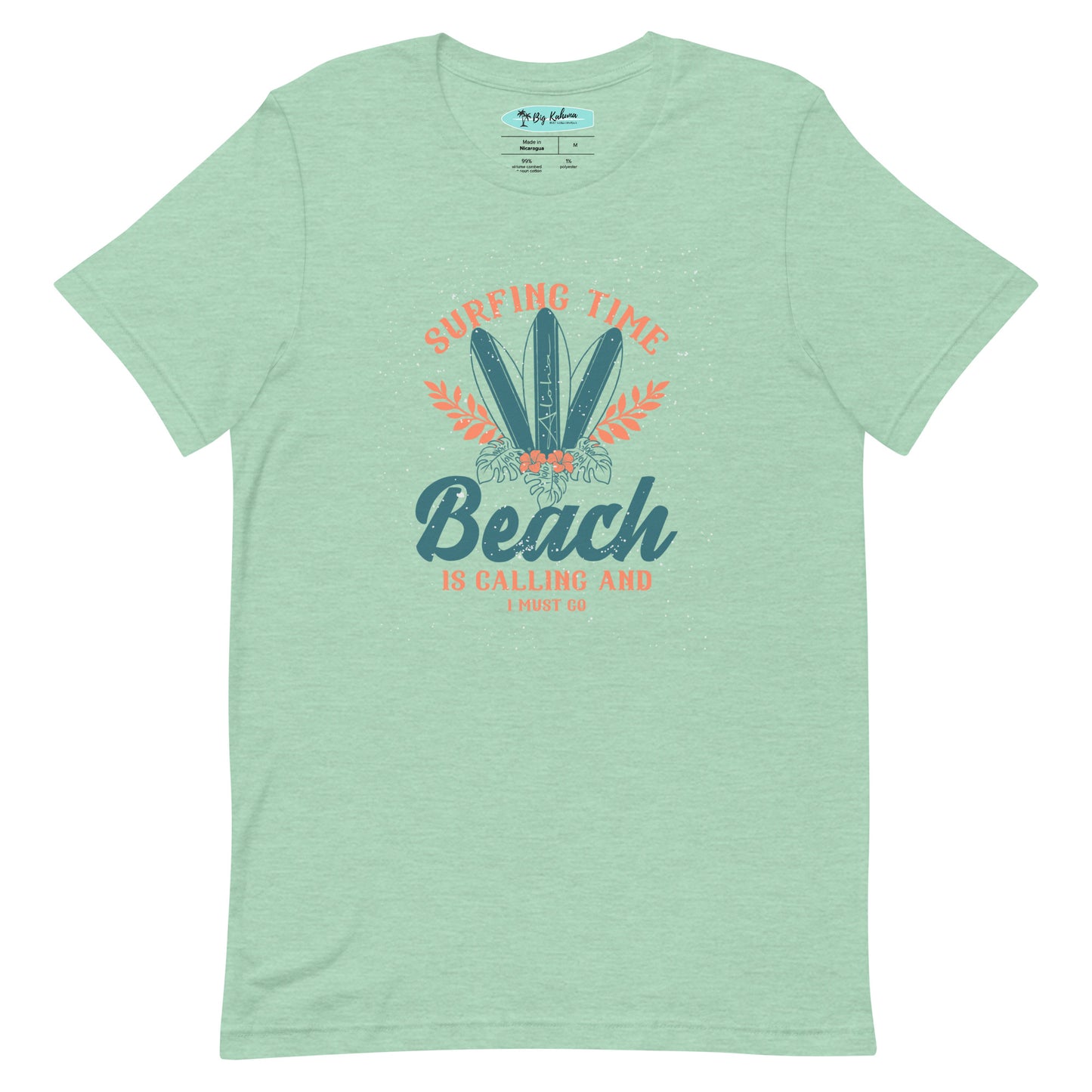 Surfing Time T-shirt 30.00 bigkahunatshirts
