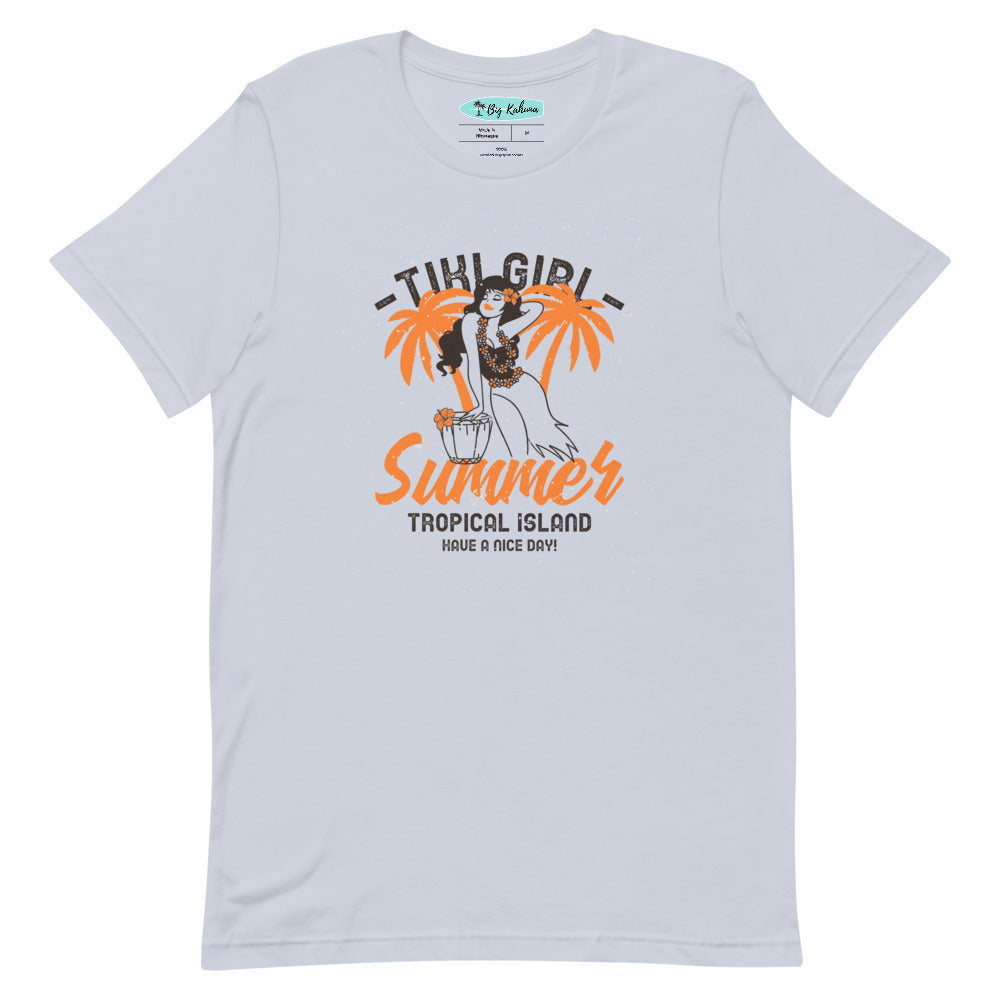 Tiki Girl Summer T-Shirt 2 - more colors! 34.00 bigkahunatshirts