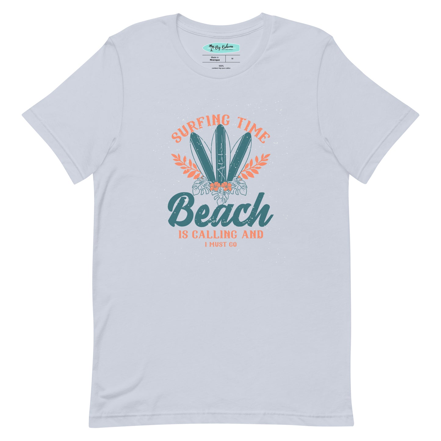 Surfing Time T-shirt 30.00 bigkahunatshirts