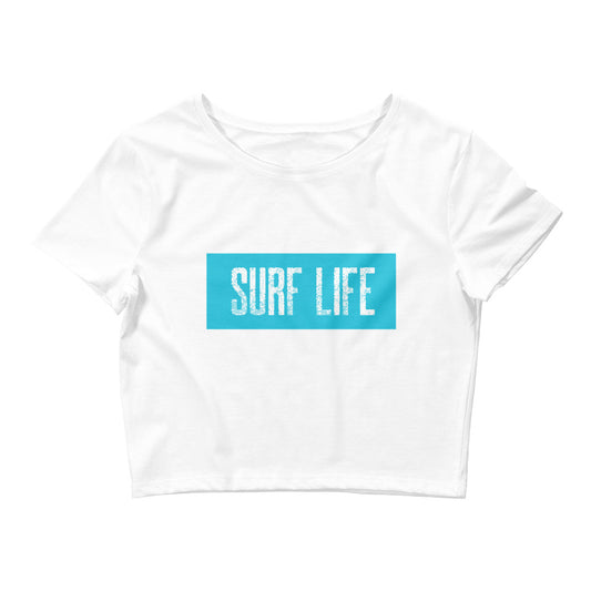 Surf Life Crop Tee 37.00 bigkahunatshirts