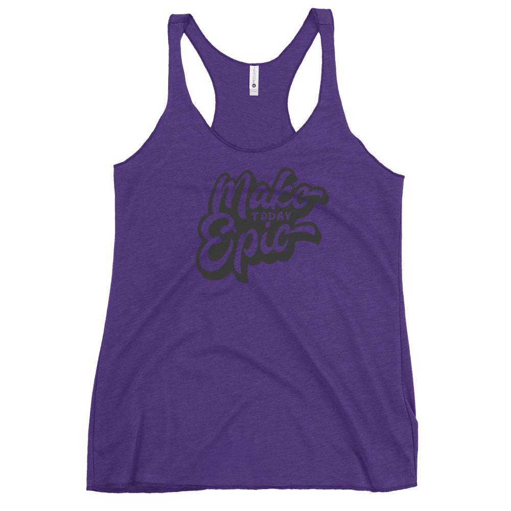 Make Today Epic Racerback Tank 34.00 bigkahunatshirts