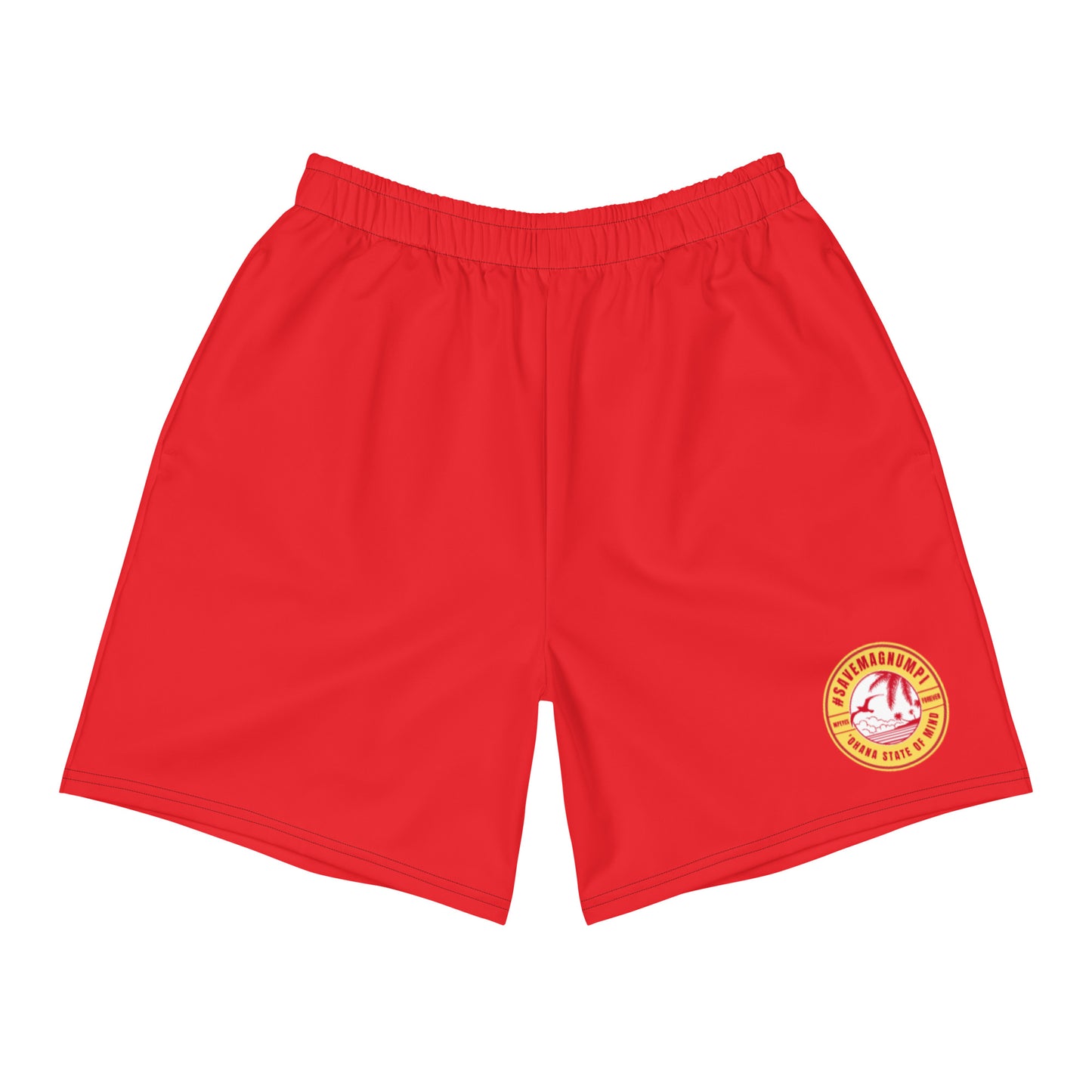 #SAVEMAGNUMPI Athletic Shorts - Red