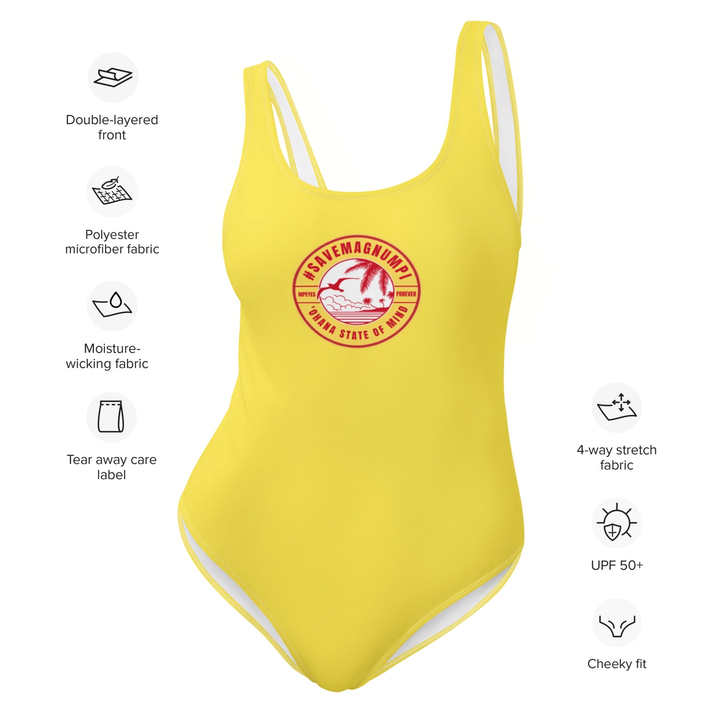 #SAVEMAGNUMPI One-Piece Suit - Yellow