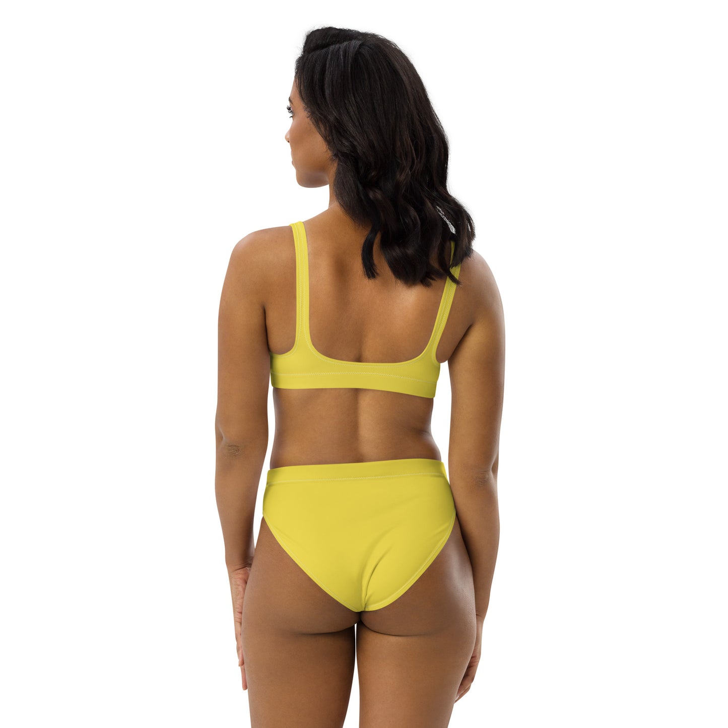#SAVEMAGNUMPI High-Waisted Bikini - Yellow