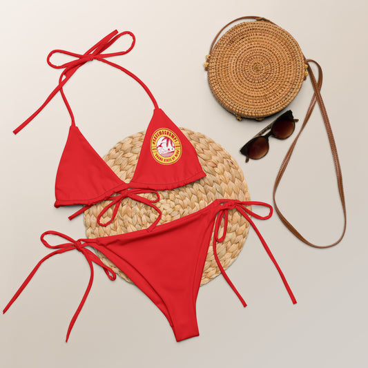 #SAVEMAGNUMPI String Bikini - Red