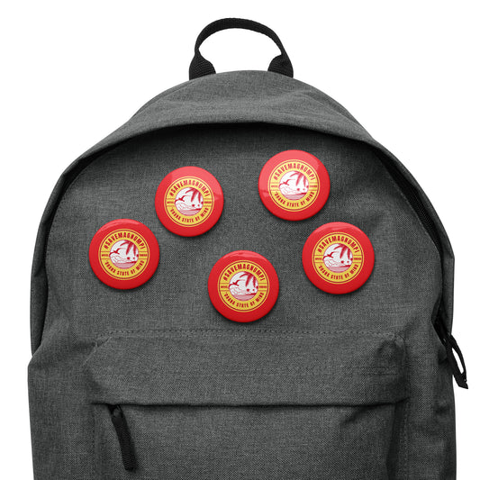 Set of pin buttons