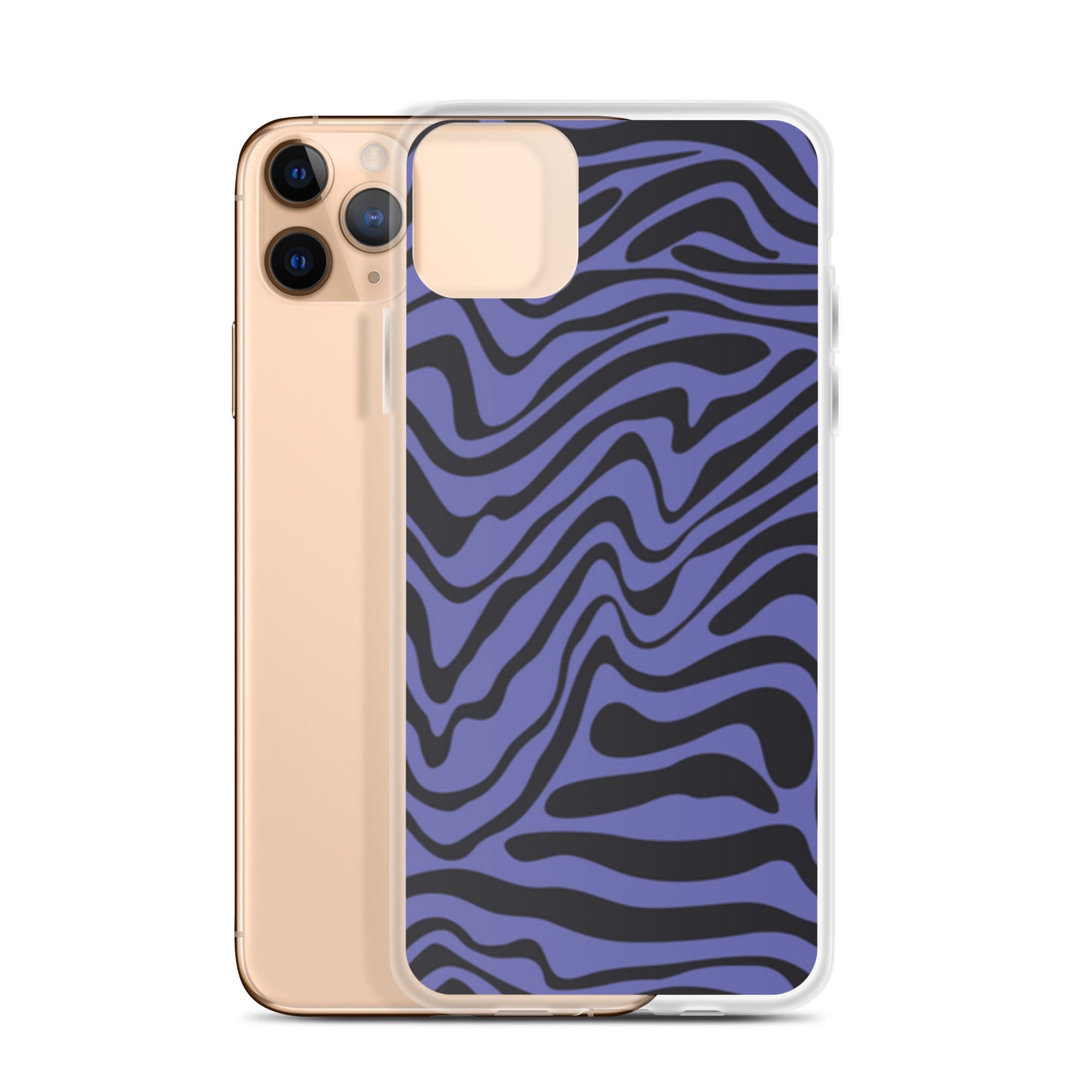 iPhone Case - Purple Black Wave - 17 sizes  20.00 bigkahunatshirts