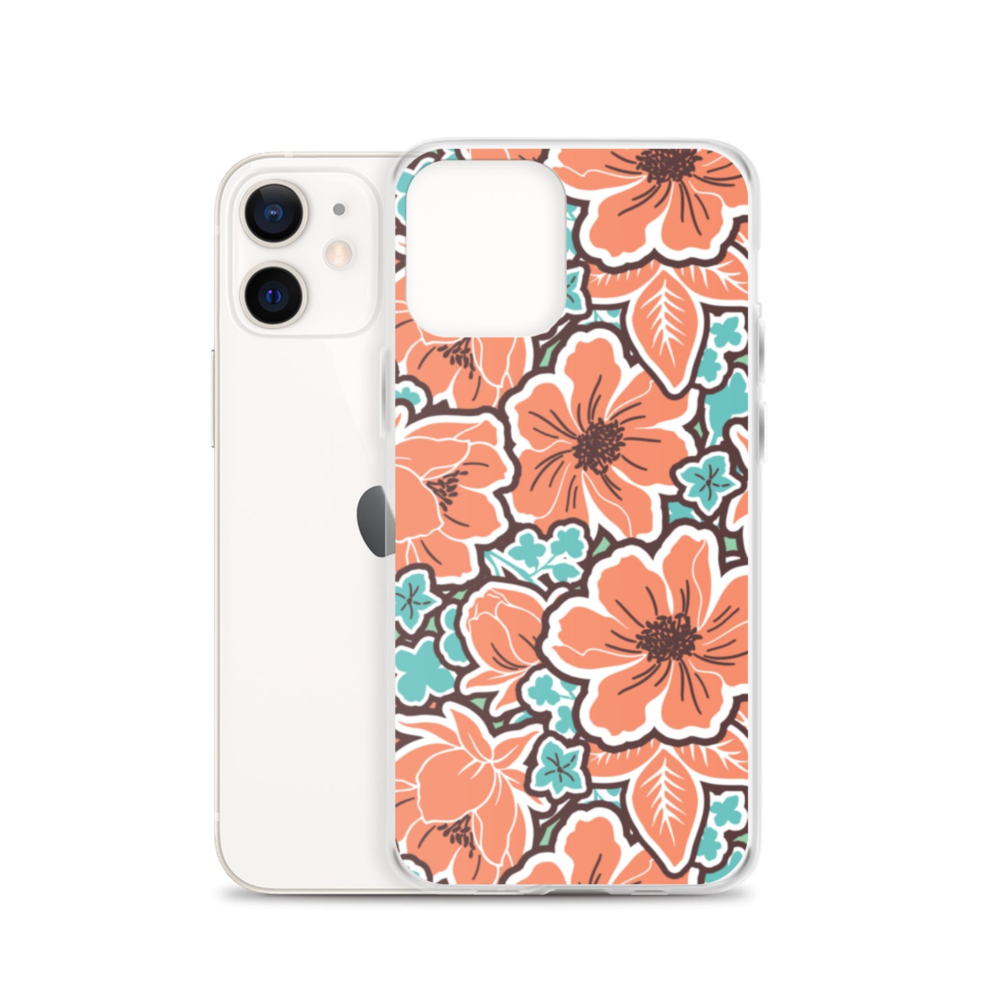 iPhone Case - Orange Hibiscus - 17 sizes  20.00 bigkahunatshirts