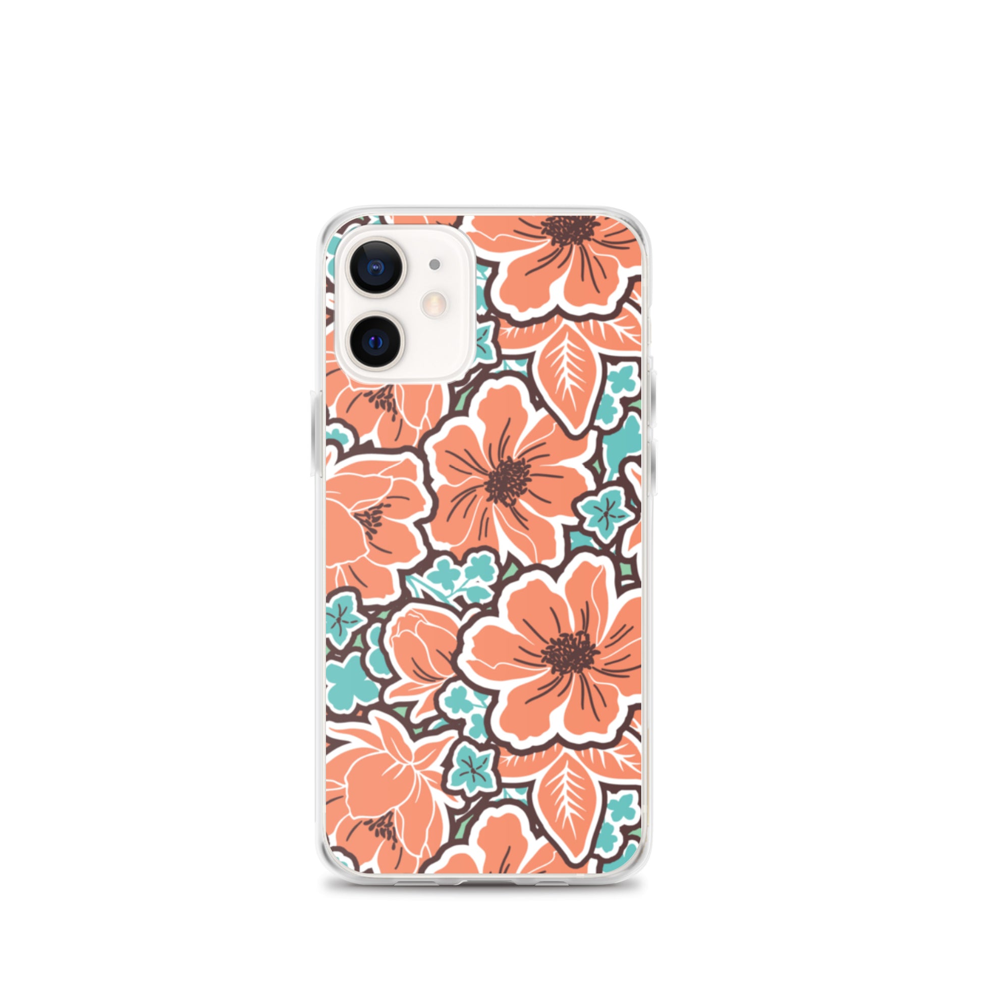 iPhone Case - Orange Hibiscus - 17 sizes  20.00 bigkahunatshirts