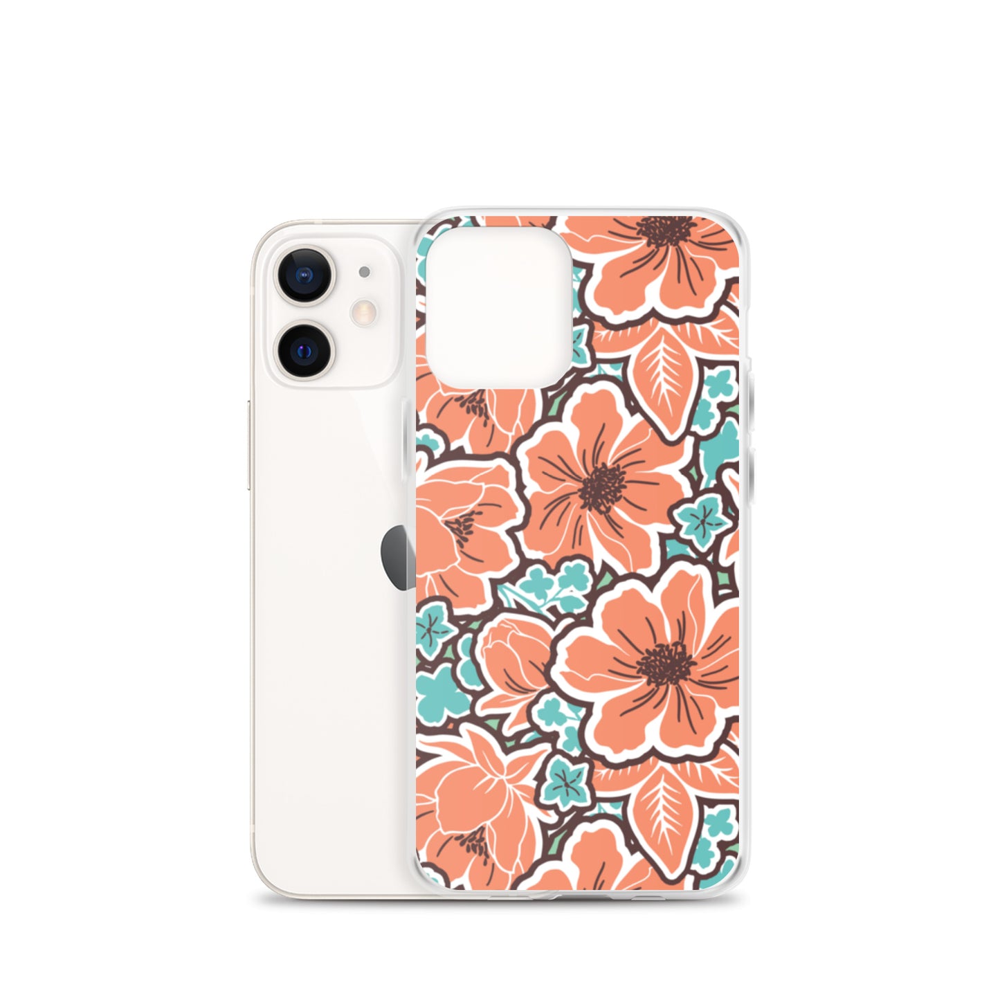 iPhone Case - Orange Hibiscus - 17 sizes  20.00 bigkahunatshirts