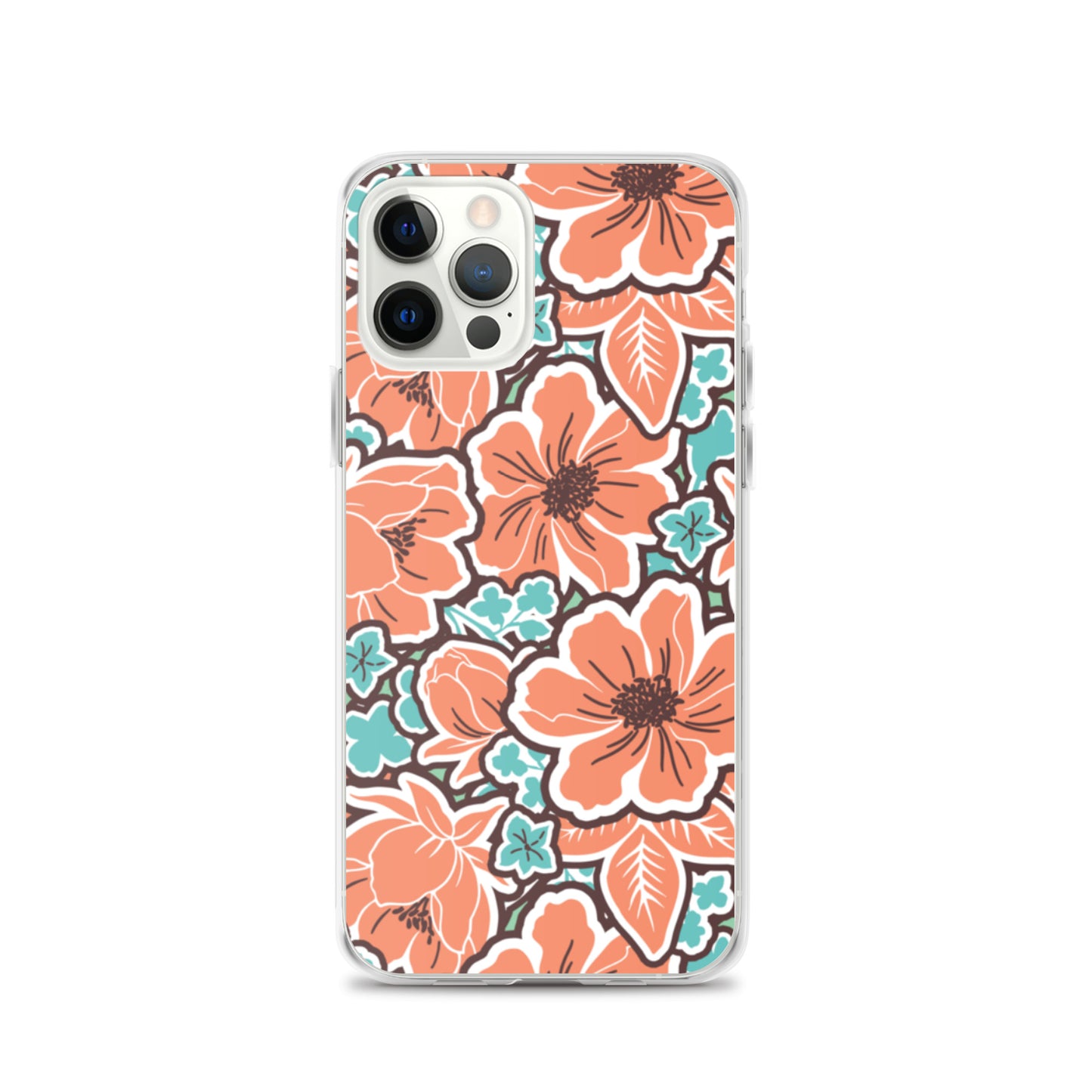 iPhone Case - Orange Hibiscus - 17 sizes  20.00 bigkahunatshirts