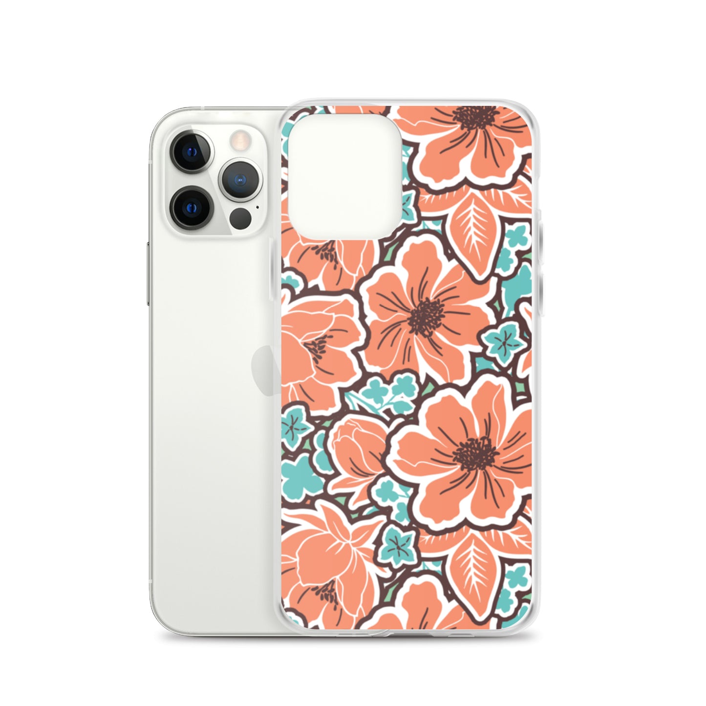 iPhone Case - Orange Hibiscus - 17 sizes  20.00 bigkahunatshirts