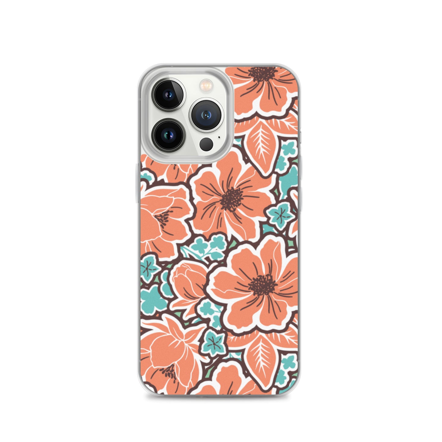 iPhone Case - Orange Hibiscus - 17 sizes  20.00 bigkahunatshirts