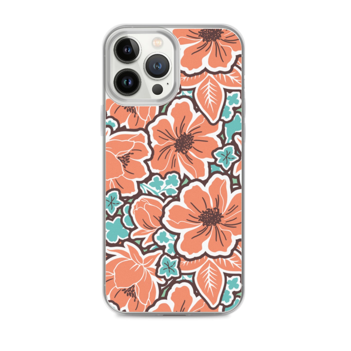 iPhone Case - Orange Hibiscus - 17 sizes  20.00 bigkahunatshirts