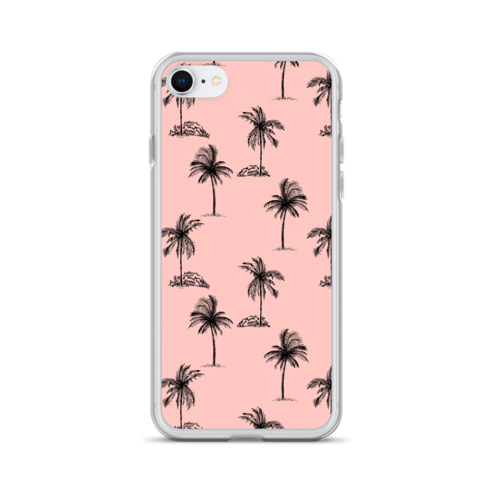 iPhone Case - Pink Palm Trees - 17 sizes  20.00 bigkahunatshirts