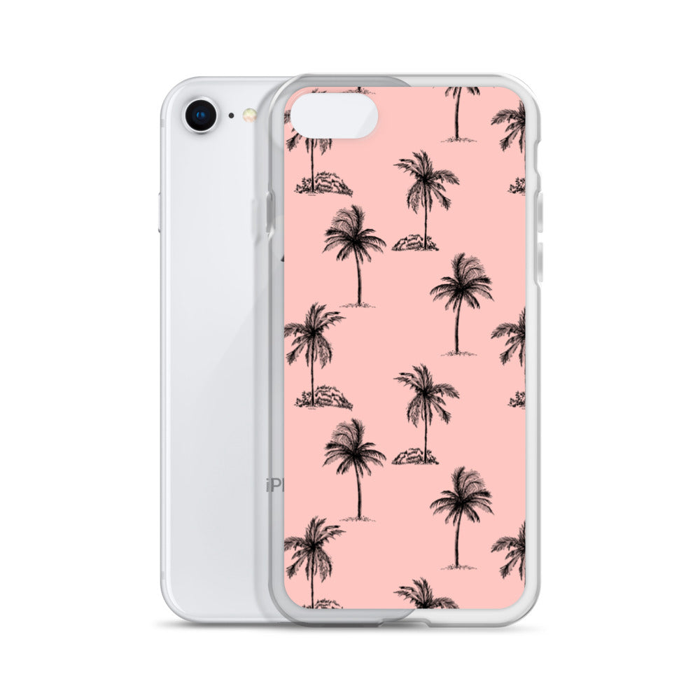 iPhone Case - Pink Palm Trees - 17 sizes  20.00 bigkahunatshirts