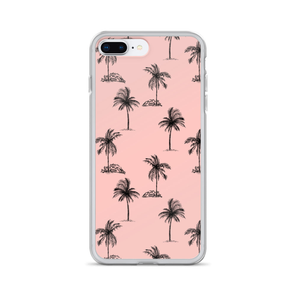 iPhone Case - Pink Palm Trees - 17 sizes  20.00 bigkahunatshirts