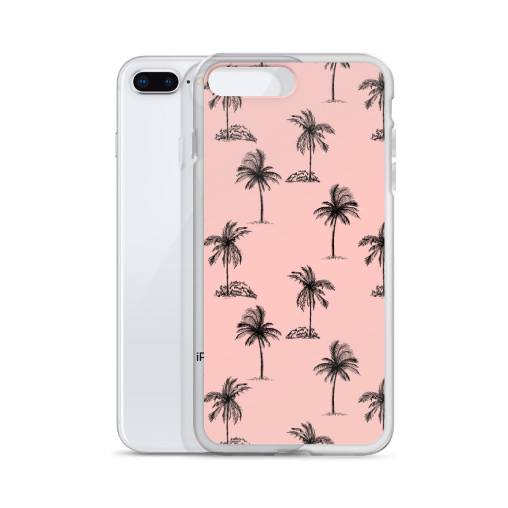 iPhone Case - Pink Palm Trees - 17 sizes  20.00 bigkahunatshirts