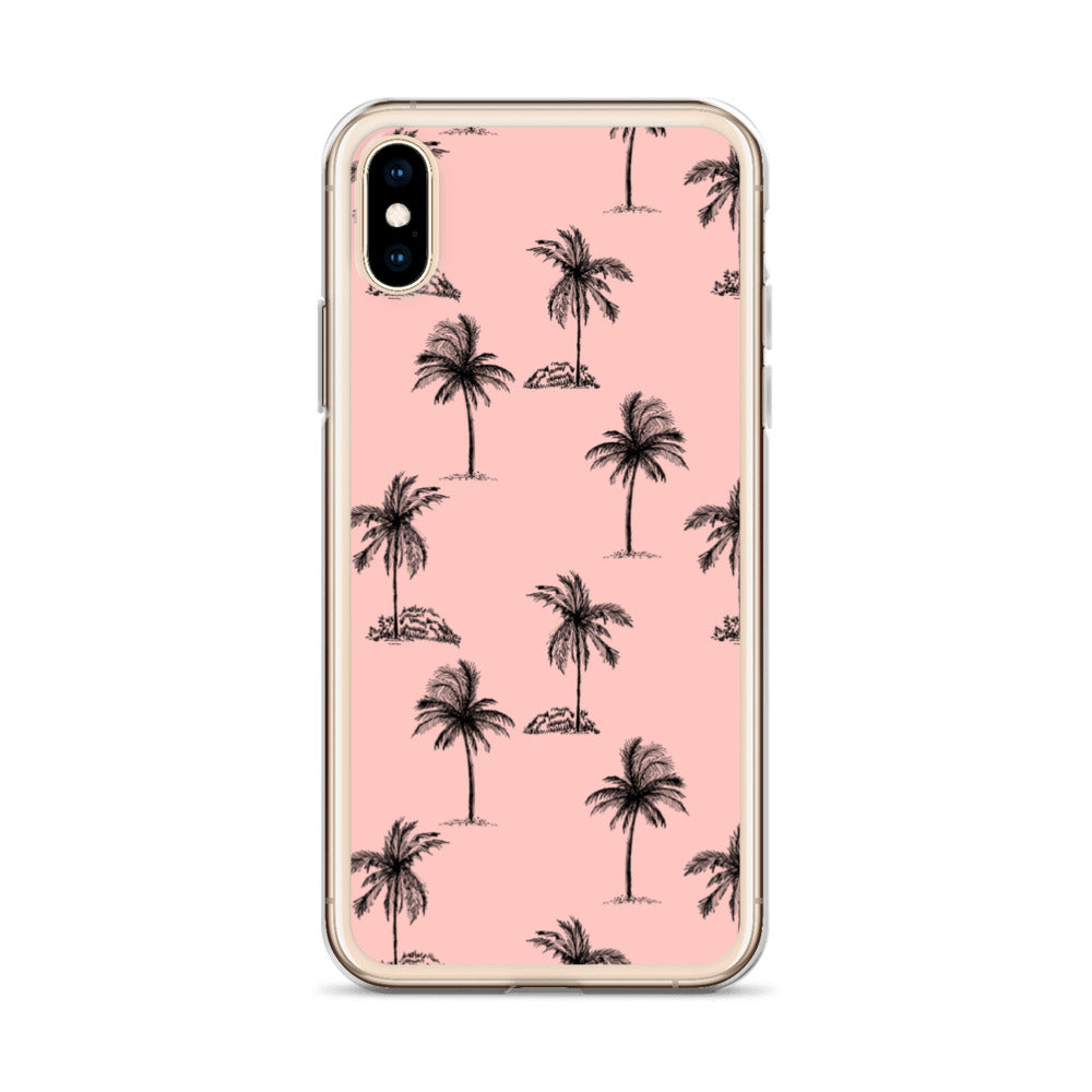 iPhone Case - Pink Palm Trees - 17 sizes  20.00 bigkahunatshirts