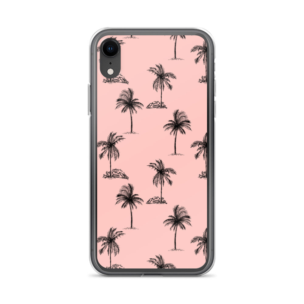 iPhone Case - Pink Palm Trees - 17 sizes  20.00 bigkahunatshirts