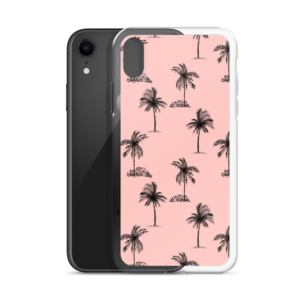 iPhone Case - Pink Palm Trees - 17 sizes  20.00 bigkahunatshirts