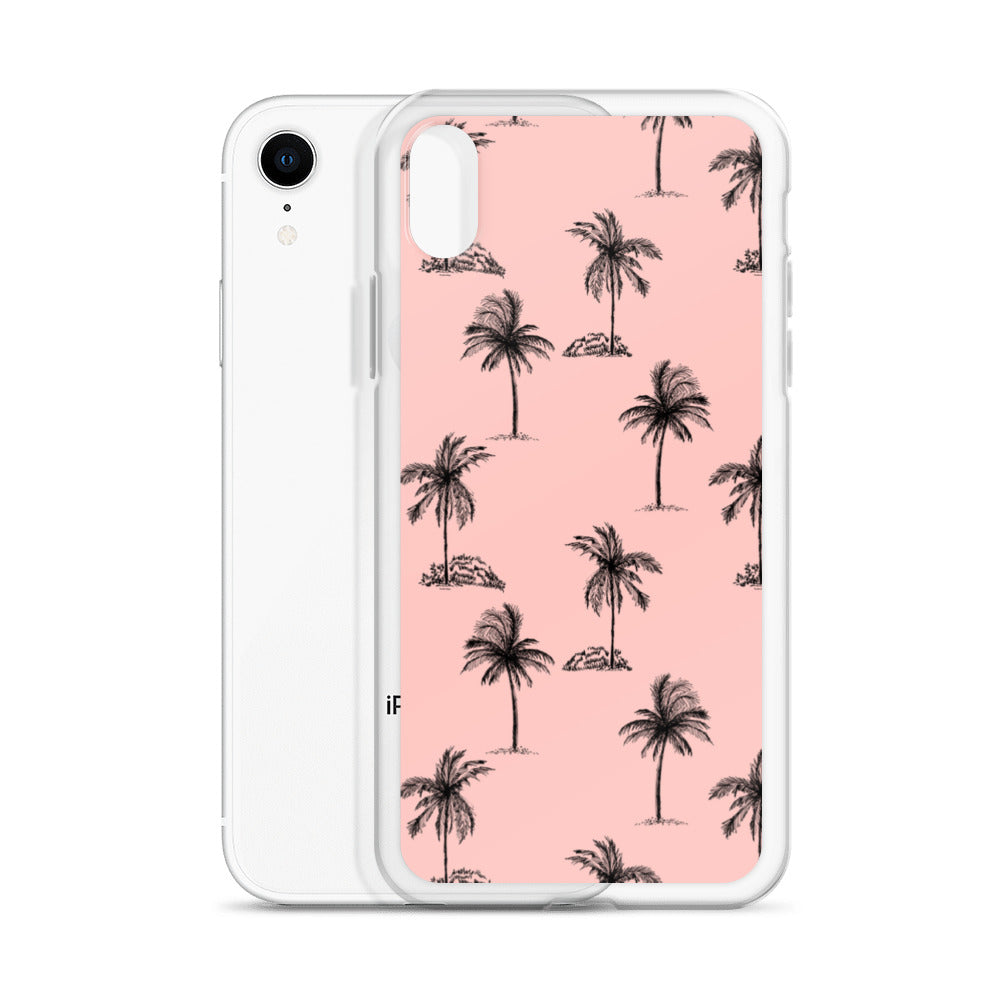 iPhone Case - Pink Palm Trees - 17 sizes  20.00 bigkahunatshirts