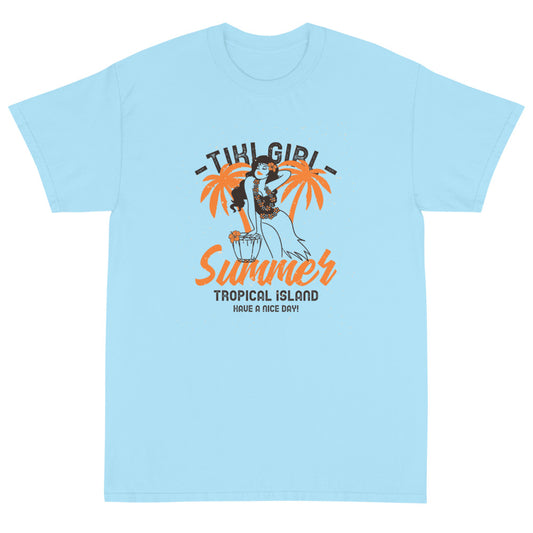 Tiki Girl Summer T-shirt  34.00 bigkahunatshirts