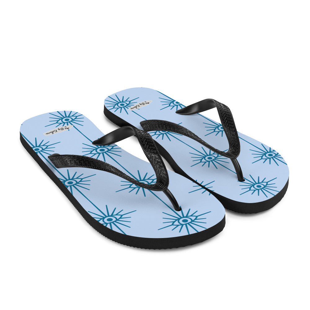 Flip-Flops - Light Blue Eye  20.00 bigkahunatshirts